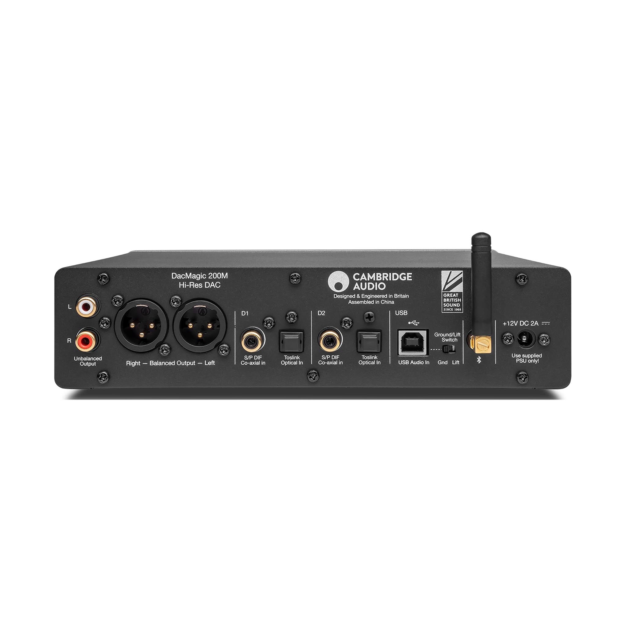 Cambridge Audio DacMagic 200M High-Resolution DAC, Preamp & Bluetooth Headphone Amplifier - Perfect for Home Audio, Studio Recording & Wireless Music Streaming
