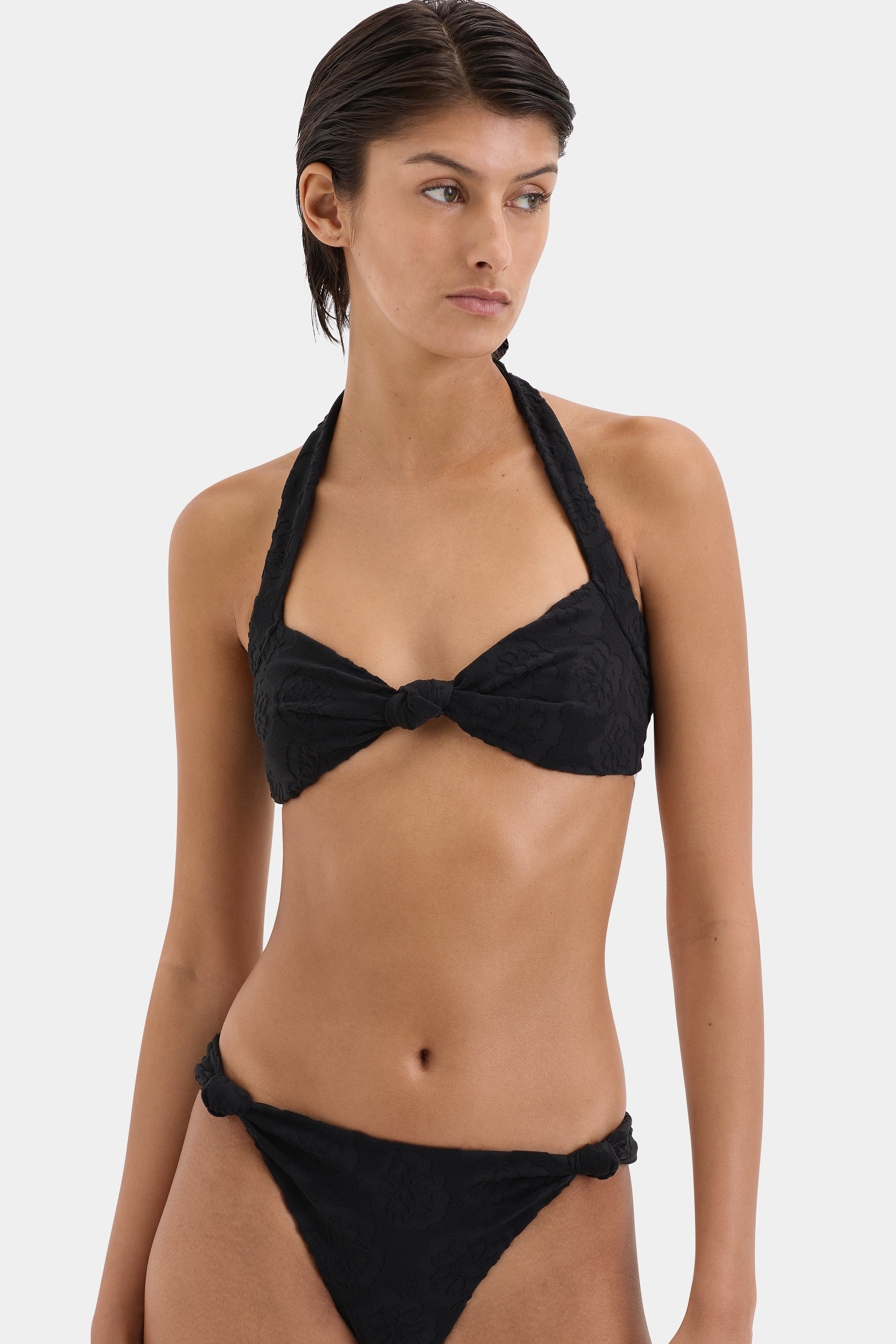 Vittoria Knot Balconette Bra - Lace Underwire Push Up Bralette for Women | Perfect for Date Night, Special Occasions & Everyday Comfort