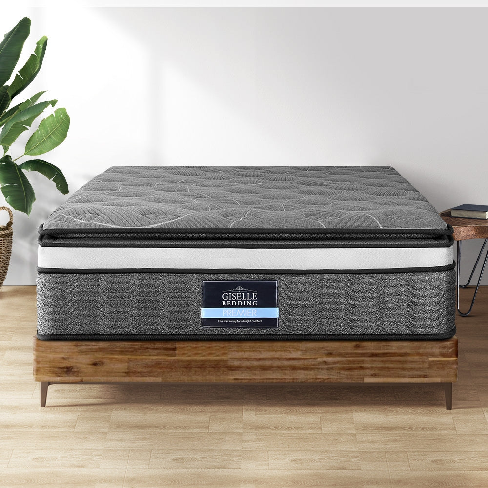Camille Series Pocket Spring Mattress - 34cm Thick Double Size for Enhanced Comfort | Perfect for Master Bedrooms, Guest Rooms & Luxury Hotels