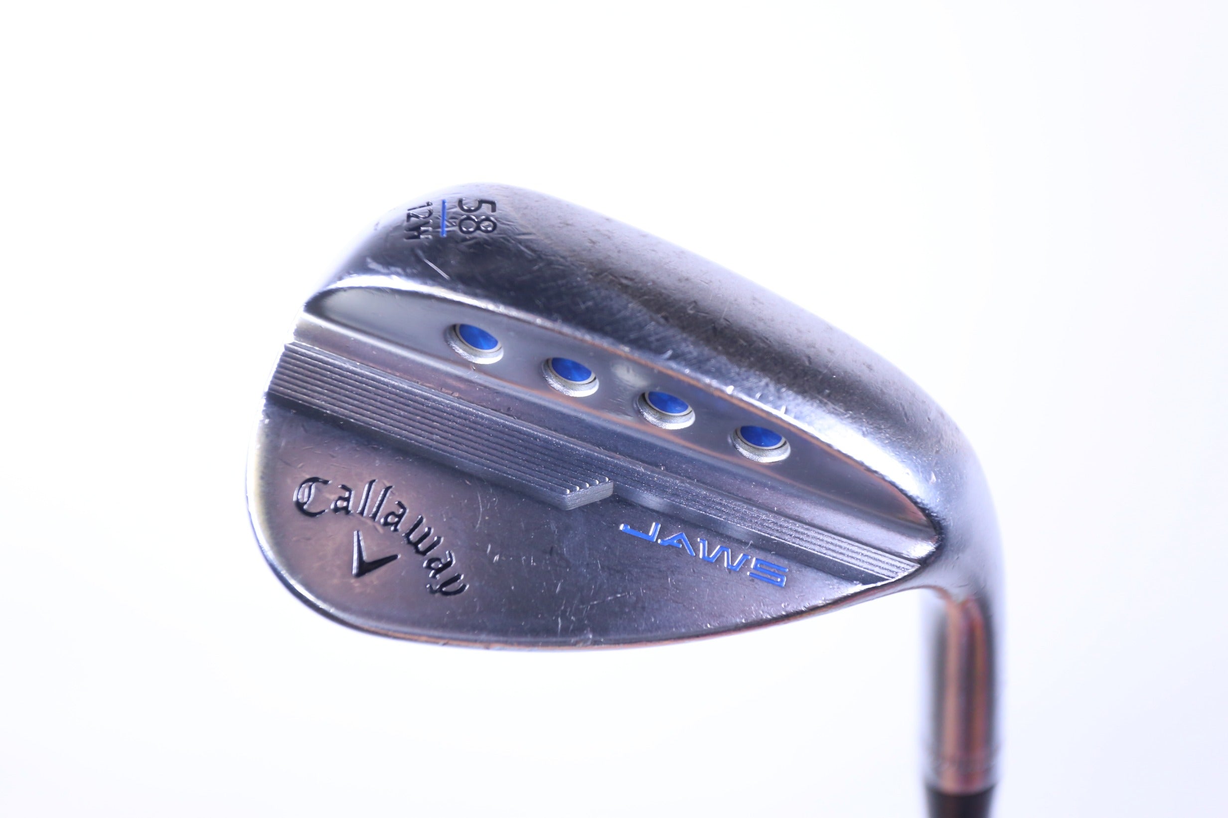 Used Callaway MD5 JAWS Chrome Lob Wedge - Right Handed 58° Stiff Flex Golf Club for Short Game Precision & Bunker Shots
