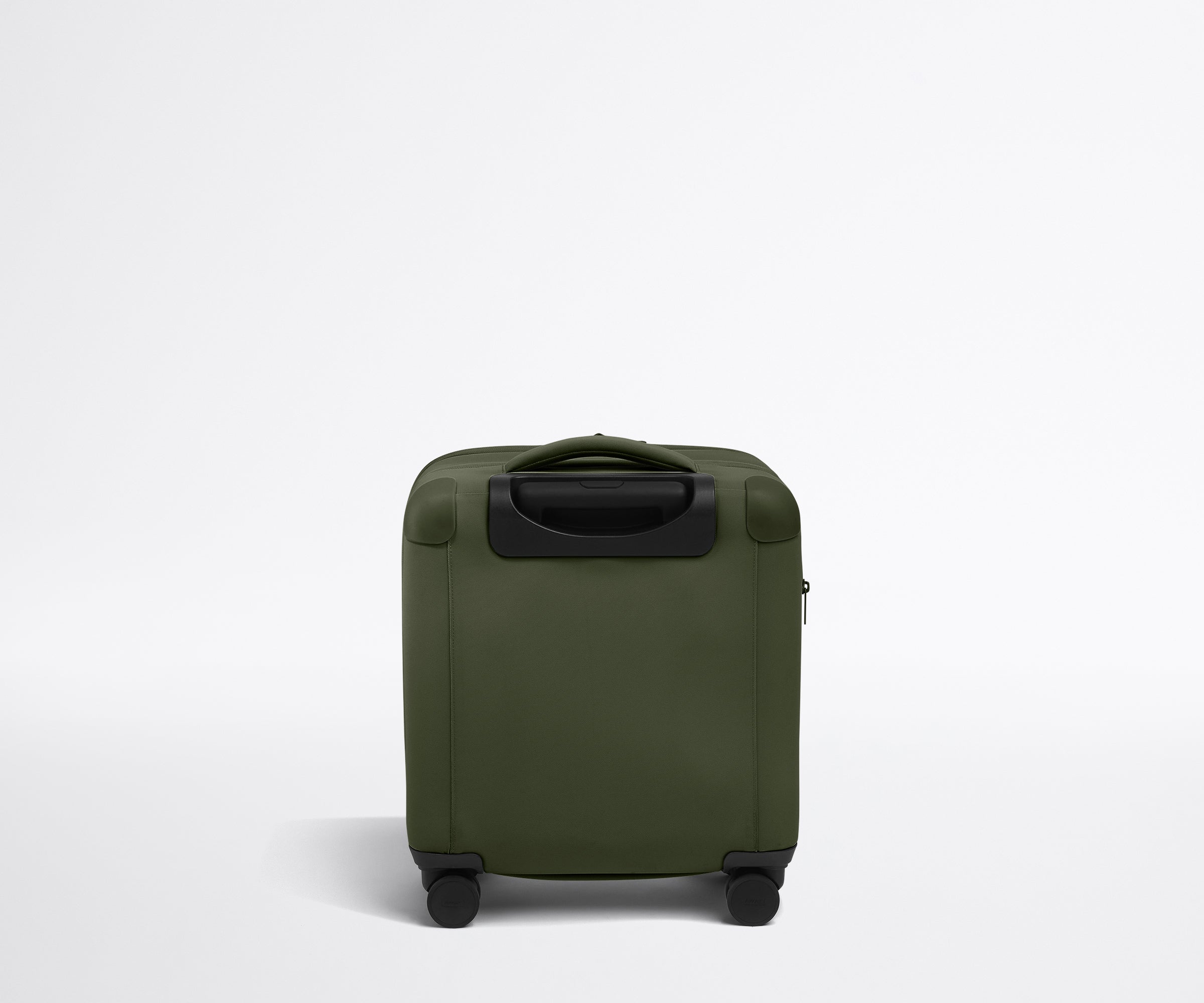 Olive Green Softside Compact Carry On Luggage - Lightweight & Durable for Air Travel, Business Trips & Weekend Getaways