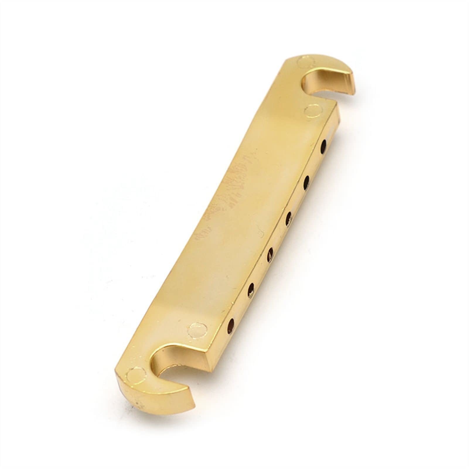 Gold/Black/Chrome 6-String Saddle Tune-O-Matic Bridge for Les Paul Electric Guitar - Premium Replacement Bridge (Gold) - Perfect for Rock, Blues & Studio Recording