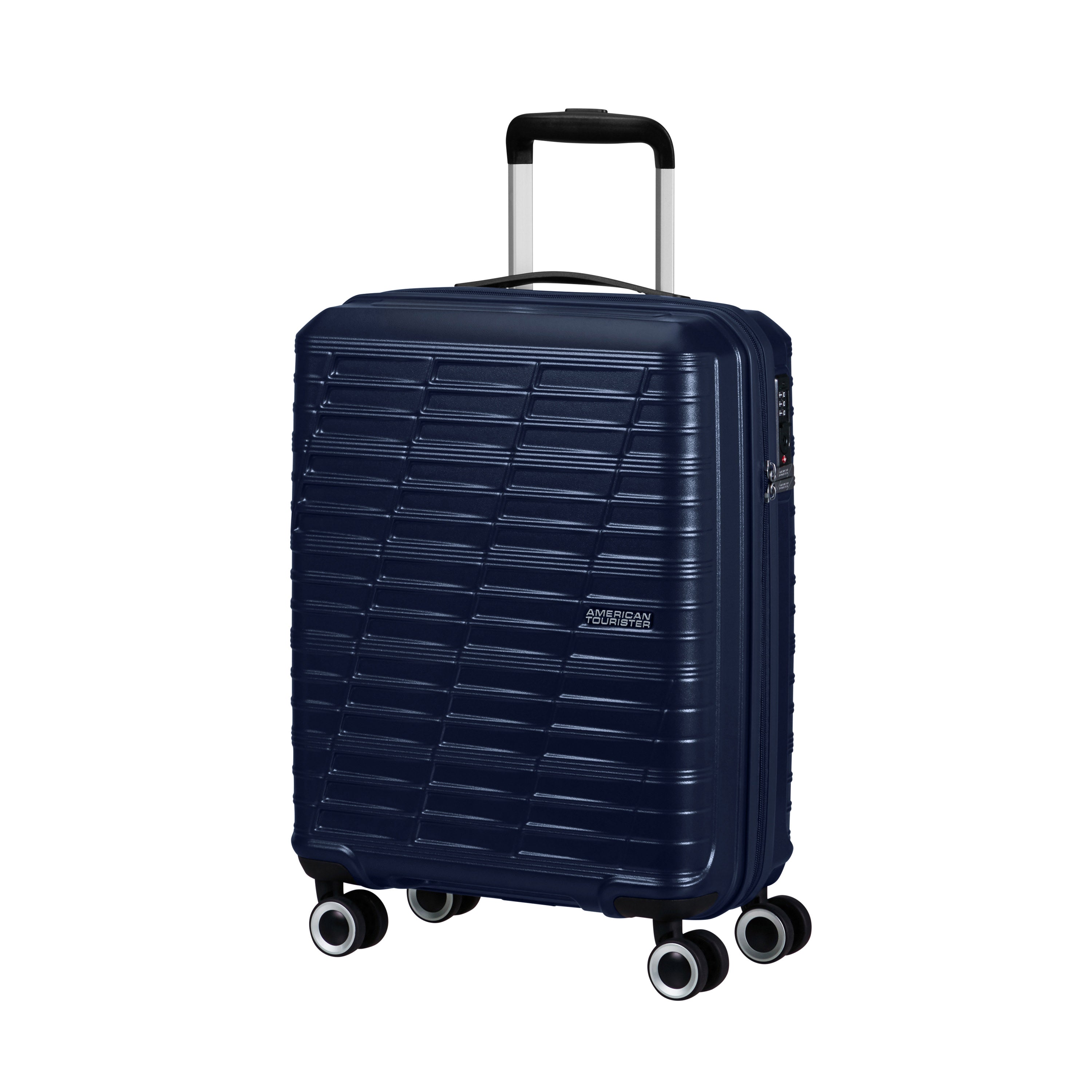 American Tourister Surftime Spinner Carry On Luggage - Lightweight Expandable Suitcase with 4 Wheels for Air Travel, Business Trips & Weekend Getaways