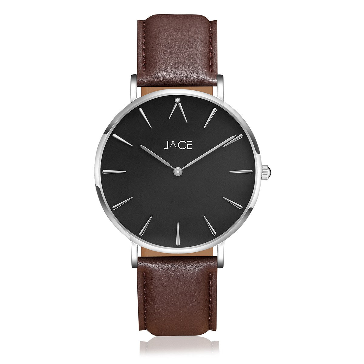 ATHENS Men's Genuine Leather Band Watch - Classic Analog Wristwatch for Business, Casual & Formal Wear