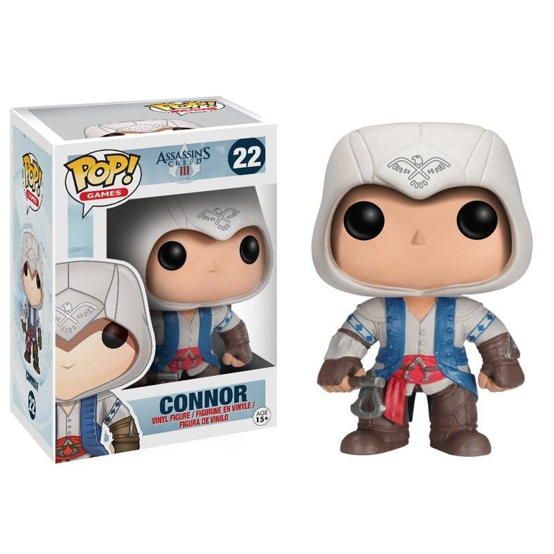 Assassin's Creed III Connor Pop! Vinyl Figure - Collectible Action Figure for Gamers & Fans - Perfect for Display, Gifts, and Gaming Room Decor