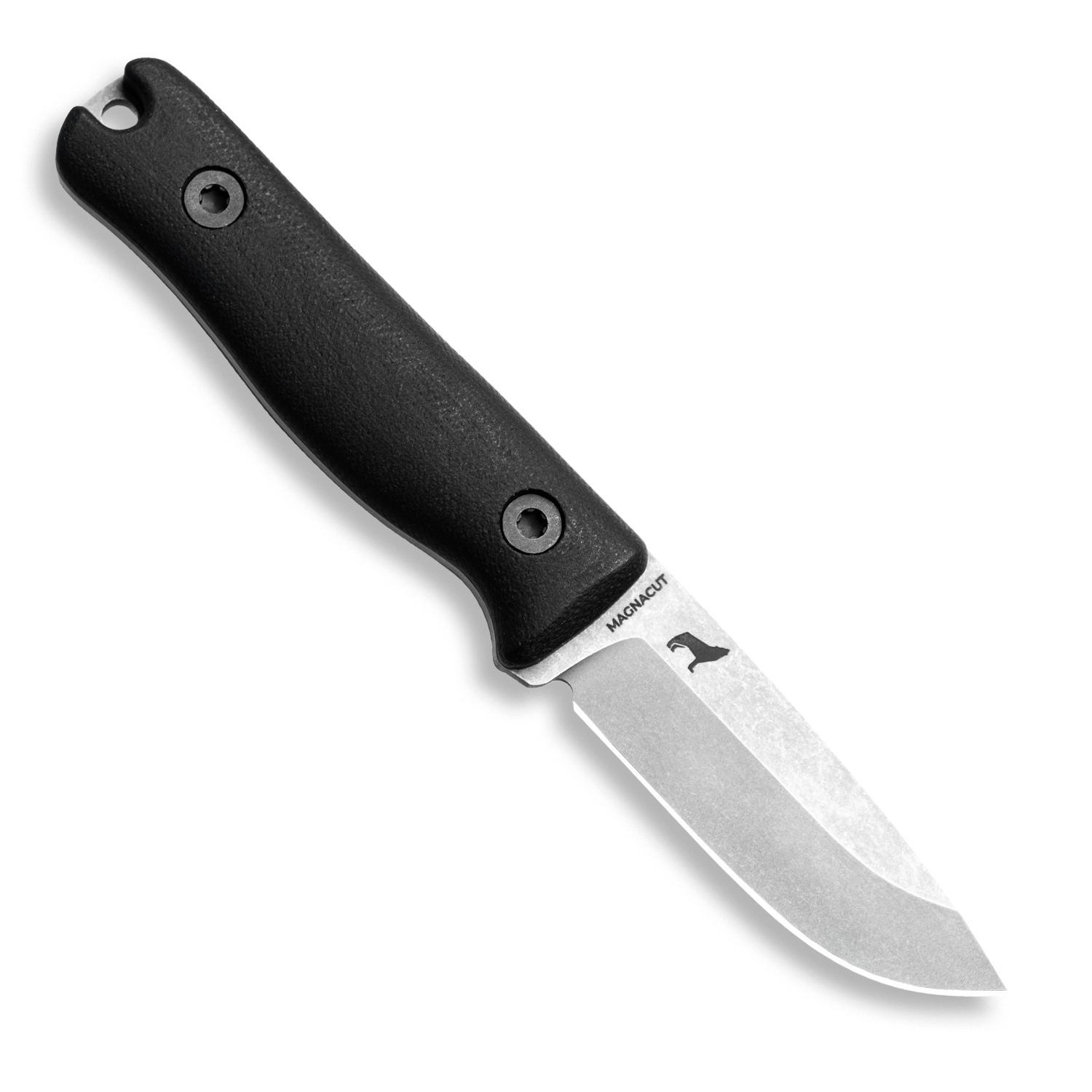 BLEM F3 EDC Fixed Blade Knife - CPM MagnaCut Steel, Matte Stonewash Finish, Black Canvas Micarta Handle - Perfect for Outdoor Camping, Hunting & Survival Gear