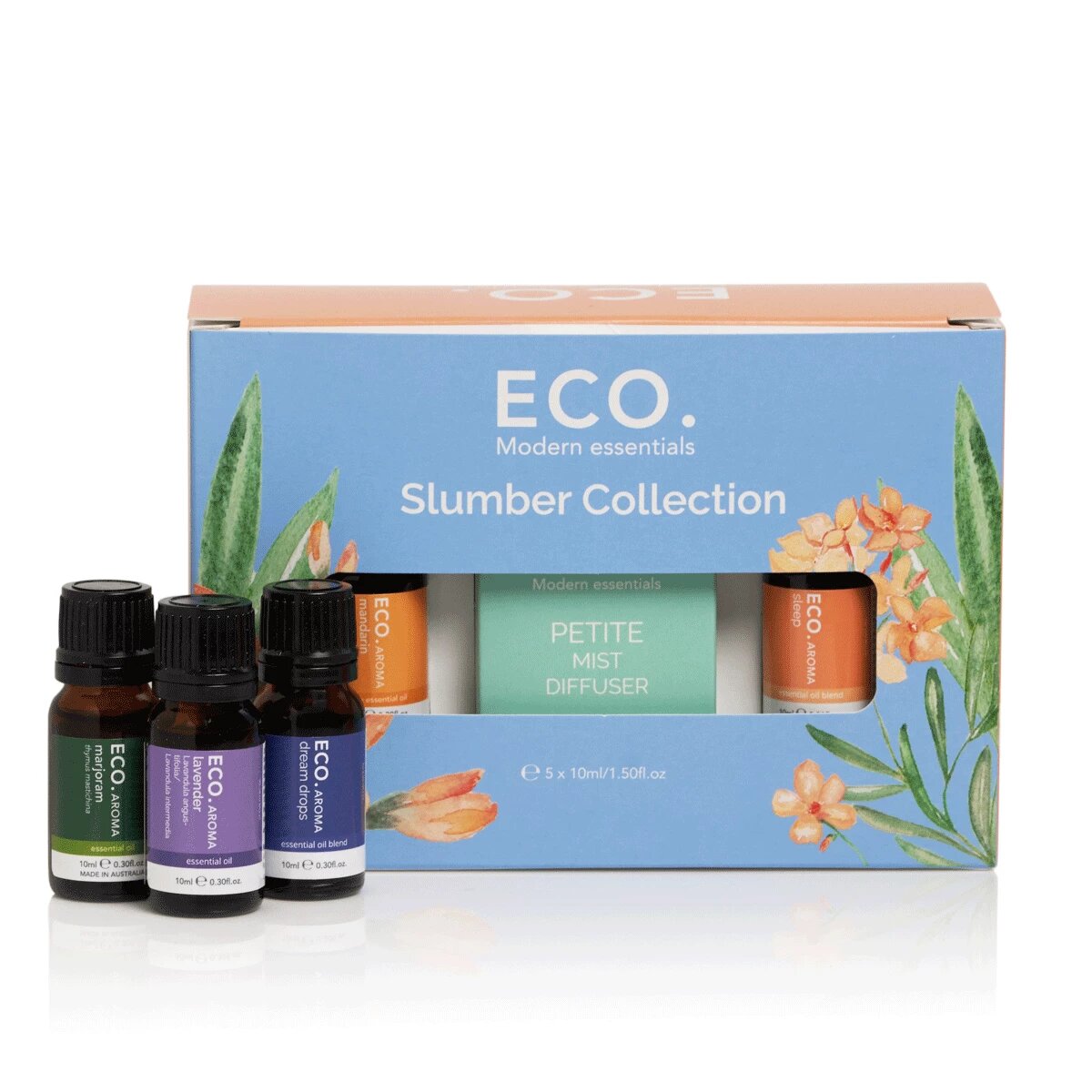ECO Aroma Slumber Collection Pack - Natural Essential Oils for Relaxation & Better Sleep - Perfect for Bedtime, Yoga, and Stress Relief