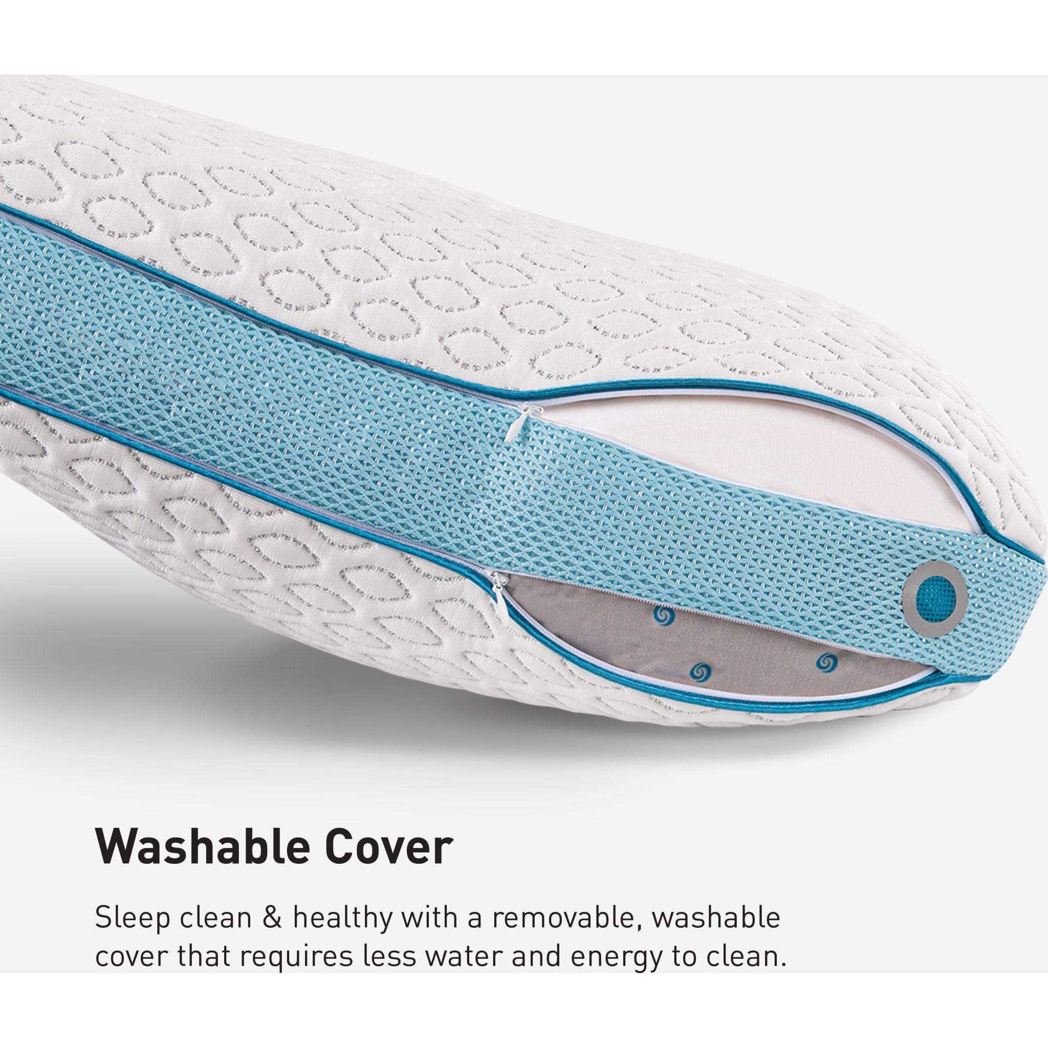 Bedgear Impulse Pillow - Cooling Memory Foam Pillow for Side, Back & Stomach Sleepers - Breathable & Supportive for Hot Sleepers - Perfect for Home, Travel & Guest Rooms