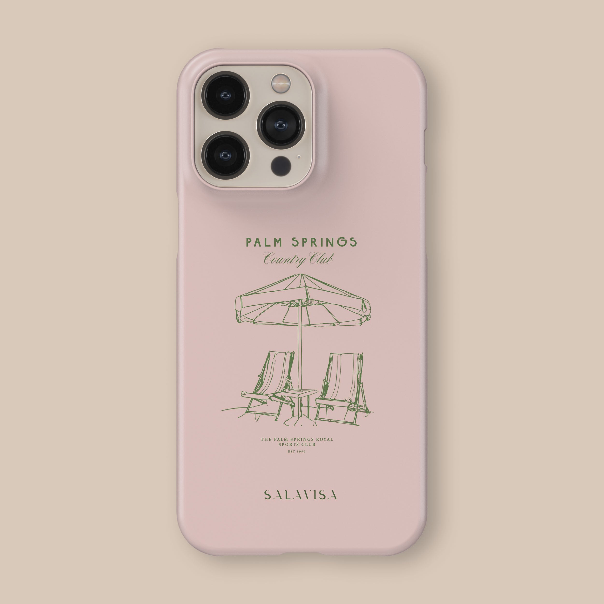 Stylish Palm Springs iPhone Case - Durable & Trendy Phone Cover for iPhone 13/14/15 Pro Max - Perfect for Travel, Beach & Summer Vacation Accessories