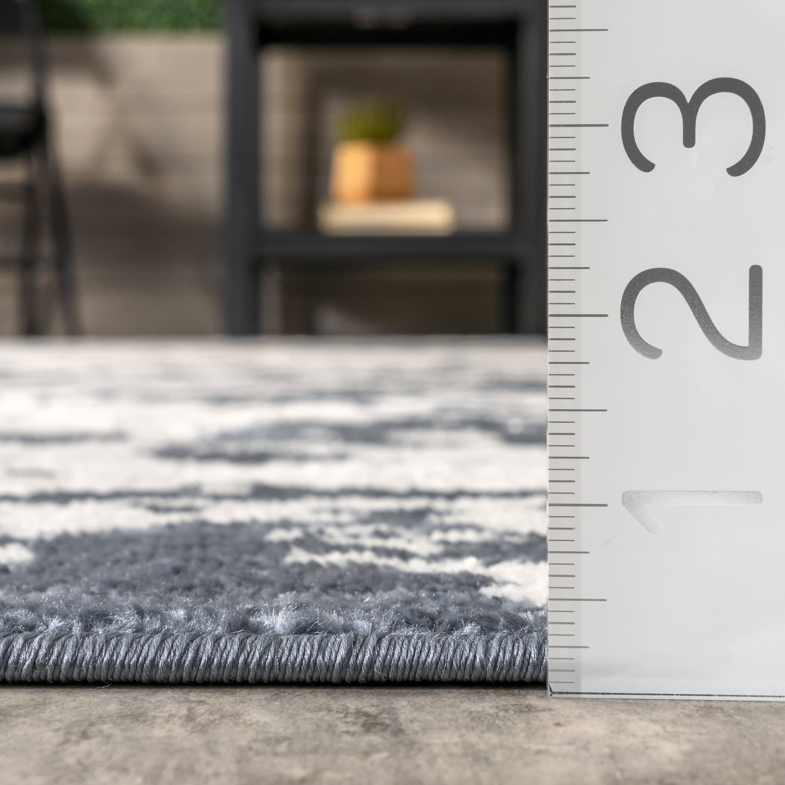 Camryn Mottled Abstract Rug - Blue Modern Area Rug for Living Room, Bedroom, or Office Decor | Soft & Stylish Non-Slip Accent Carpet