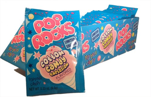 Pop Rocks Popping Candy - Cotton Candy Flavor (Pack of 18) | Fun Party Favors, Classroom Treats & Movie Night Snacks for Kids and Adults