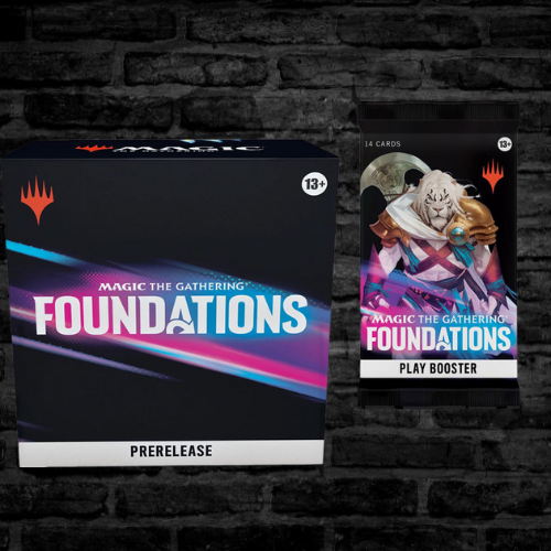 MTG Foundations Prerelease Kit - Play Magic: The Gathering First & Save | Includes Bonus Booster Pack for Early Registration | Perfect for MTG Tournaments, Game Nights & Collectors