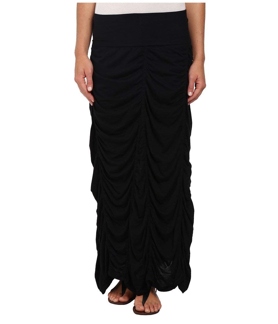 XCVI Women's Jersey Peasant Skirt - Flowy Boho Maxi Skirt with Elastic Waistband | Perfect for Summer, Beach, Festivals & Casual Wear