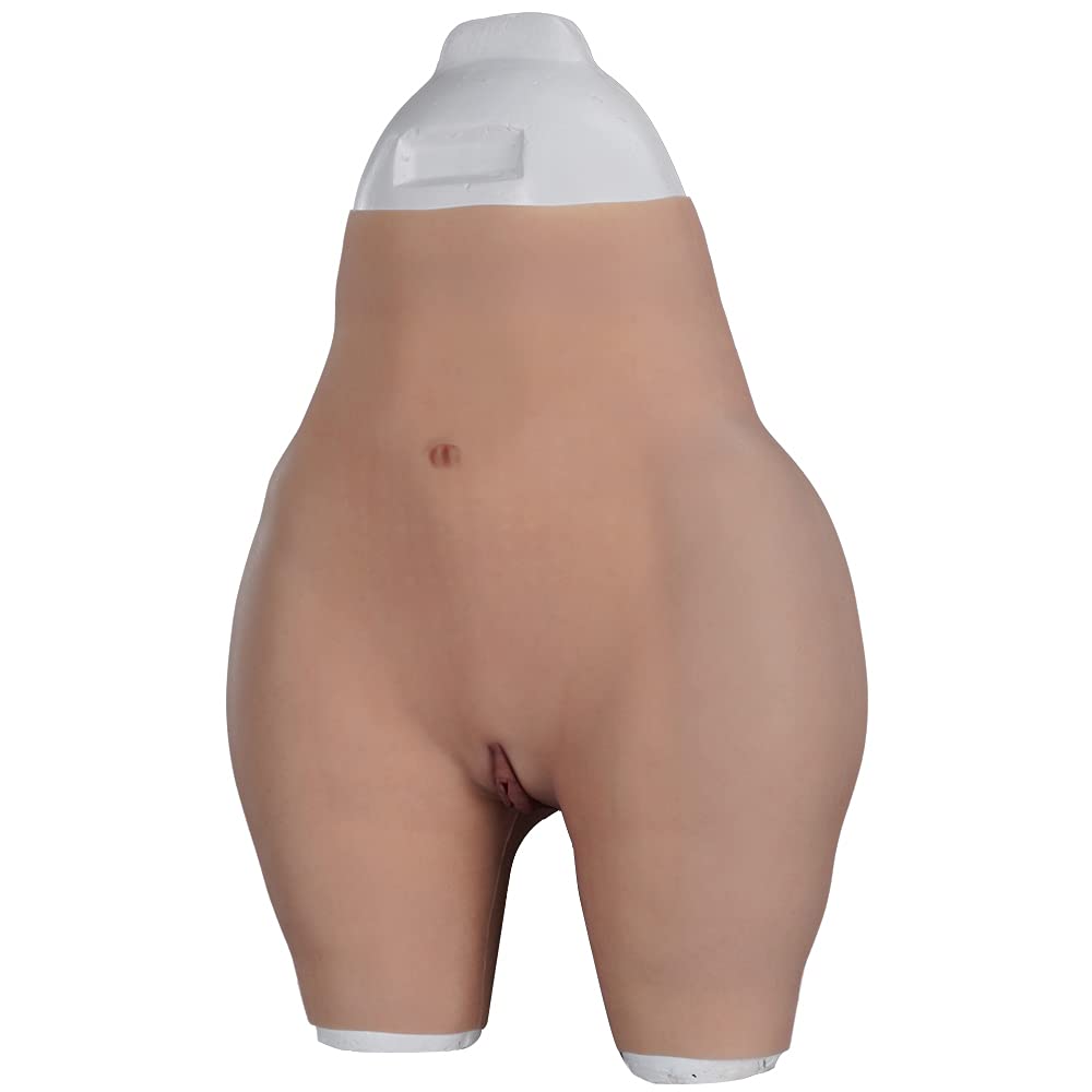 Silicone Fake Vagina Panties - Sexy Fake Pussy Shorts for Crossdressers, Drag Queens & Transgender - Hip Enhancer for Cosplay & Role Play - Perfect for Adult Entertainment, Fetish Wear and Gender Transformation