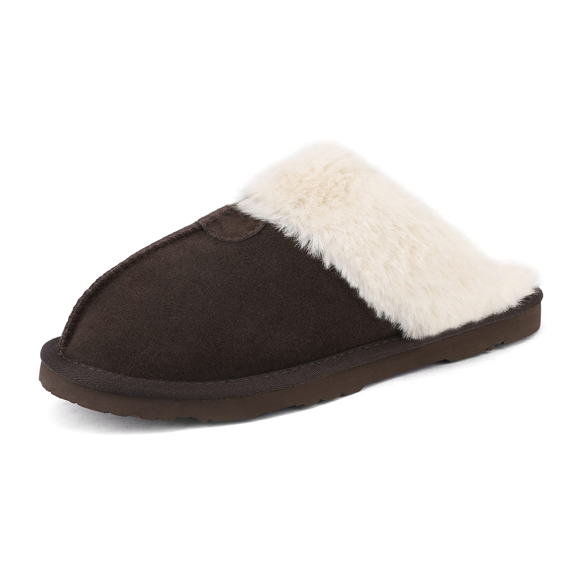 DREAM PAIRS Women's Fuzzy House Slippers - Soft Fluffy Indoor Slippers for Home, Bedroom & Winter Warmth - Cozy Non-Slip Comfort for Relaxing, Lounging & Cold Weather Wear