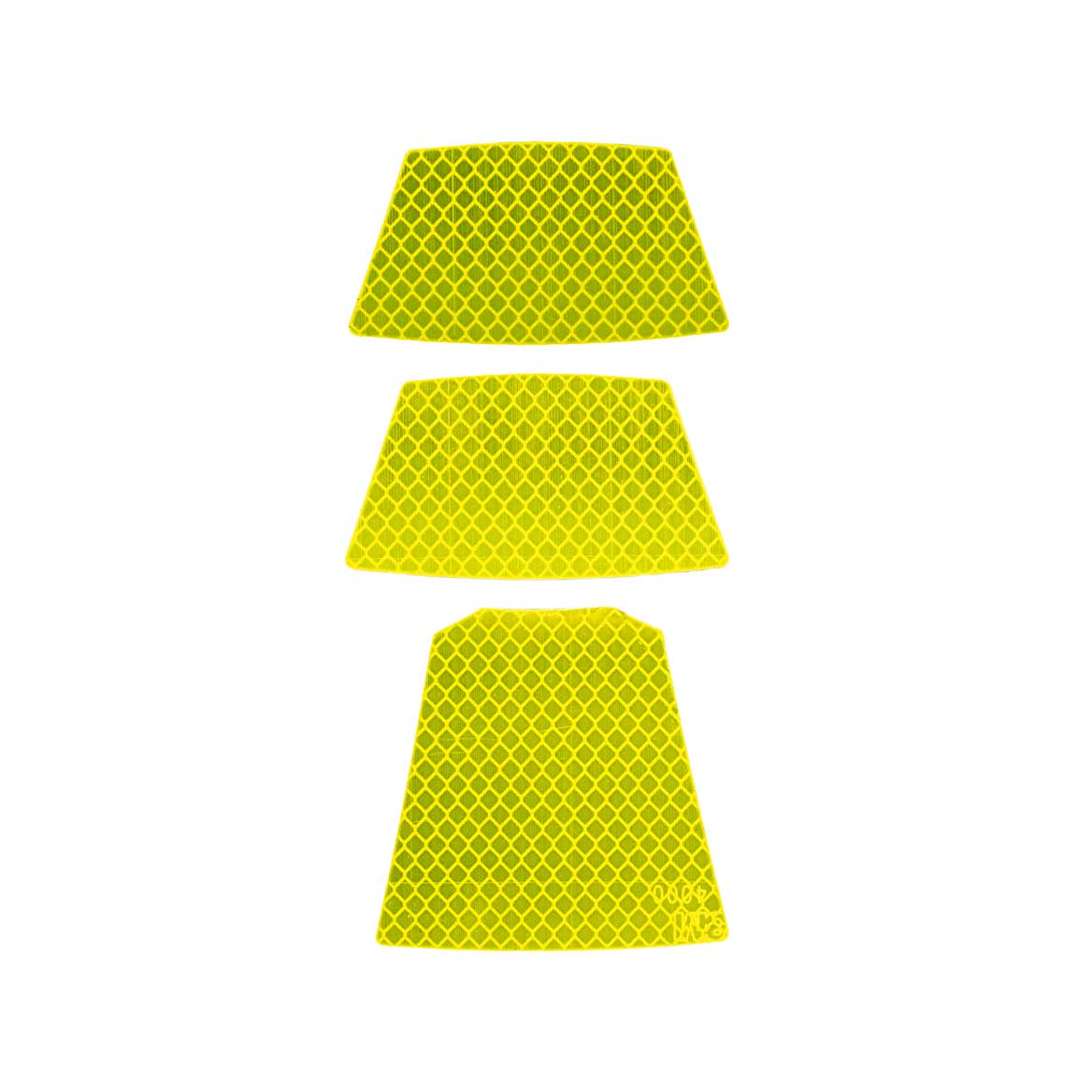 High Visibility Reflective Kevlar Safety Patch Set for Running, Cycling & Workwear - 3M Reflective Strips for Night Visibility