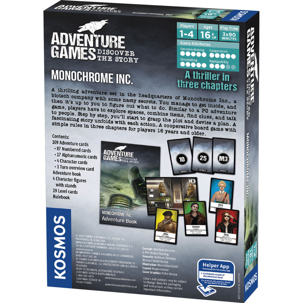 Monochrome Inc. - Adventure Puzzle Game for PC & Mac | Solve Mysteries & Escape Challenges | Perfect for Gamers & Puzzle Enthusiasts