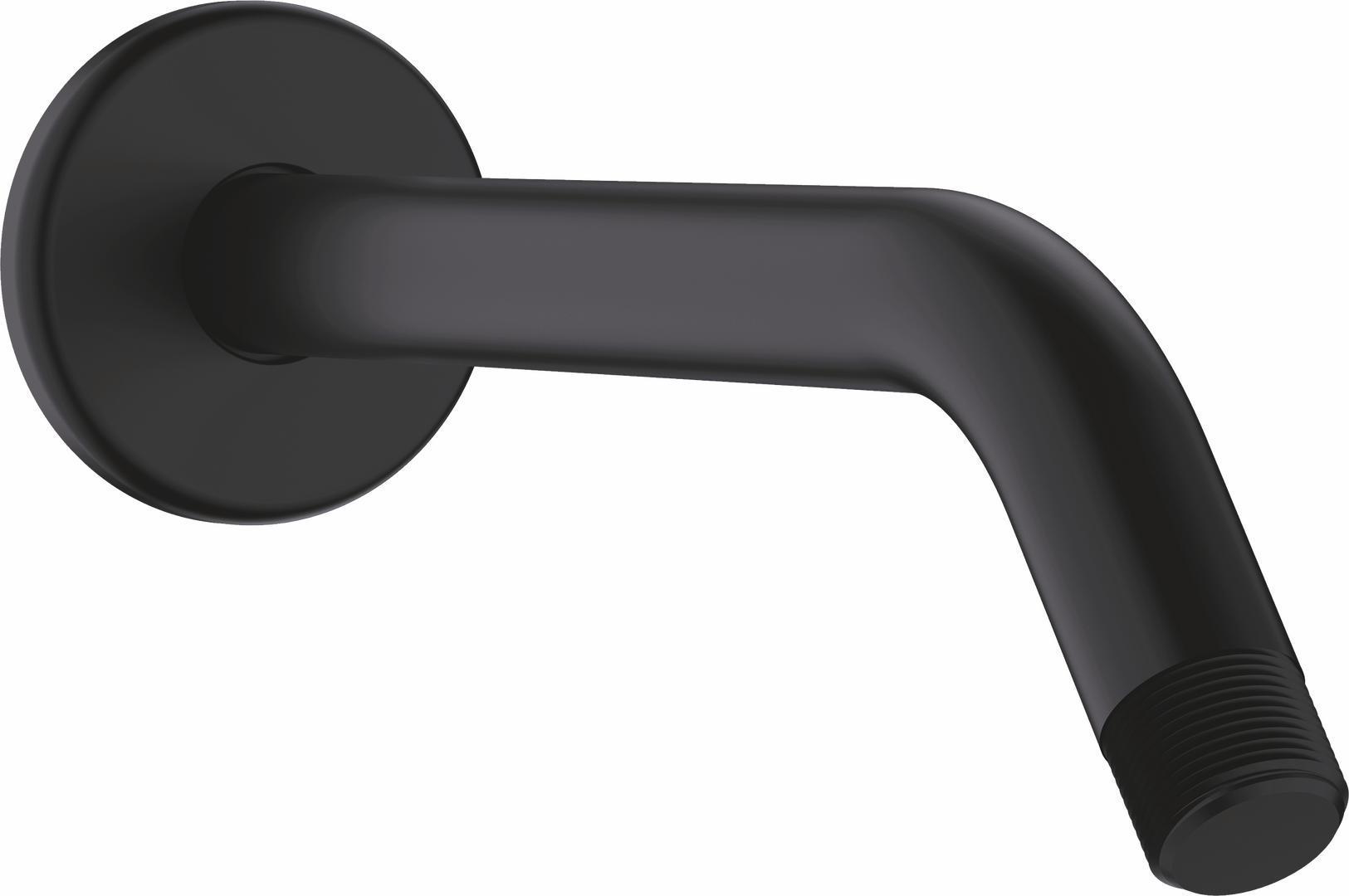 Hansgrohe 9-Inch Matte Black Shower Arm - Durable Bathroom Fixture for Modern Showers and Spa-Like Experience