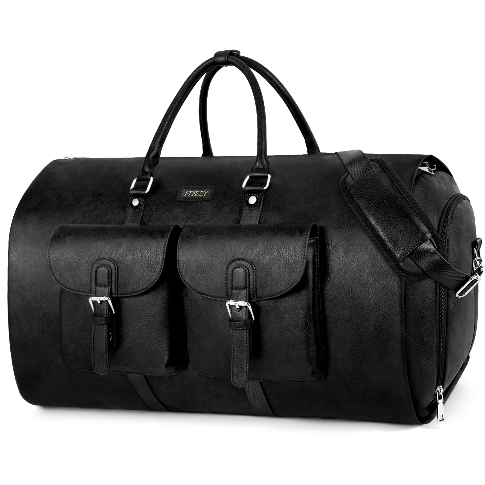 Convertible 3-Piece Travel Garment Bag for Men - 2-in-1 Carry On Weekender Duffel & Hanging Suitcase - Perfect for Business Trips, Weddings and Air Travel