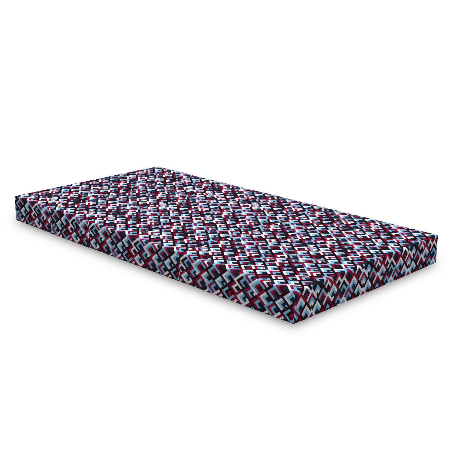 Ambesonne Geometric Triangle Foldable Mattress - 74.8