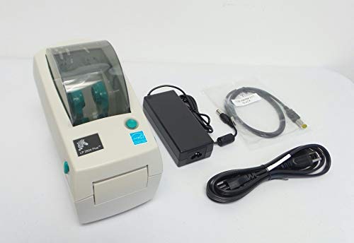 Renewed Zebra LP2824 Plus Label Printer with USB & Serial Port (P/N: 282P-201110-000) - Perfect for Shipping, Inventory & Barcode Labeling in Warehouses & Retail Stores