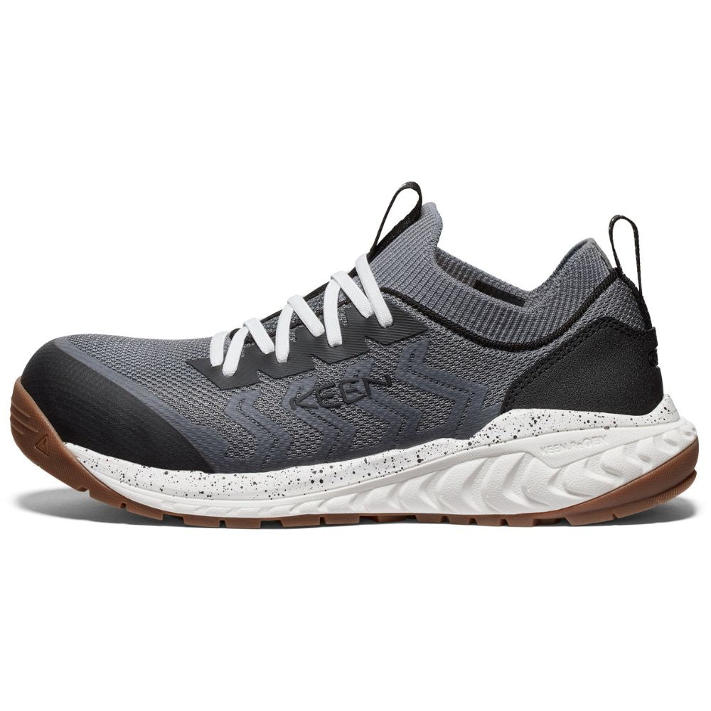 Keen Arvada Shift Men's Composite Toe Athletic Work Shoes - Lightweight & Safety Toe Certified for Construction, Warehouse & Outdoor Work (Grey)