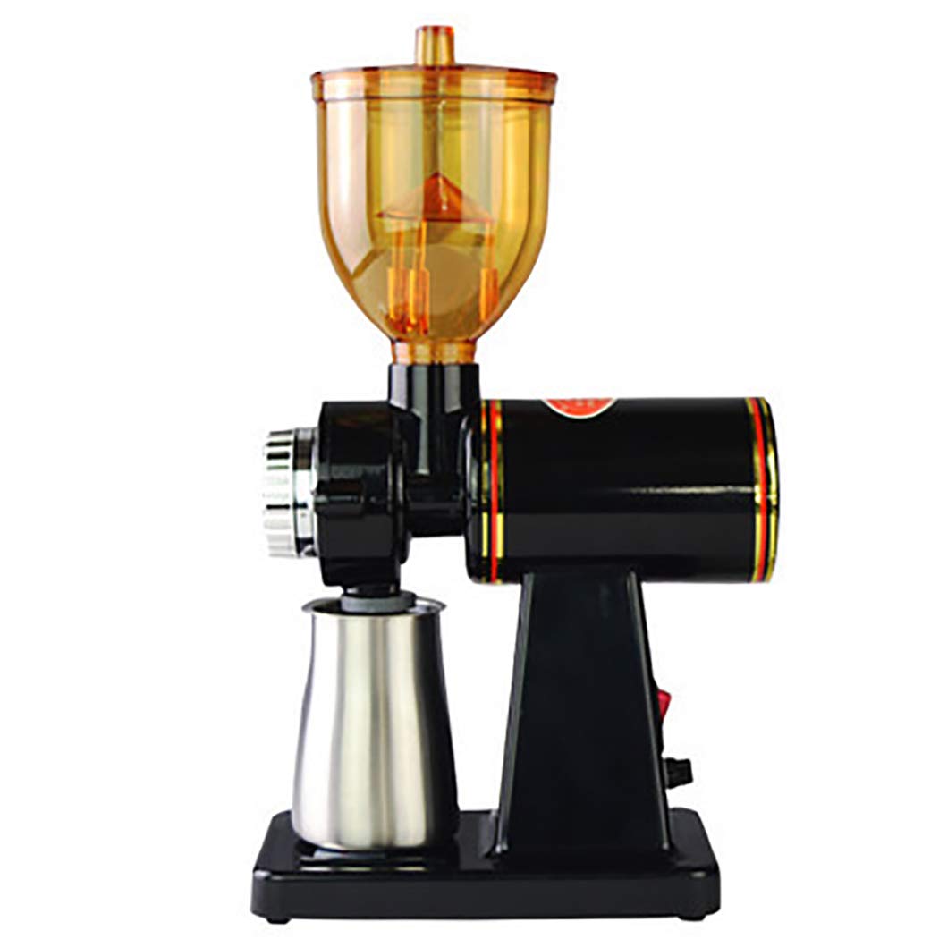 DPPAN Electric Coffee Bean Grinder with 18 Precise Settings - Automatic Burr Grinder for Espresso, French Press & Cold Brew - Stainless Steel Spice & Herb Grinder - Perfect for Home, Office & Coffee Shops (Black)