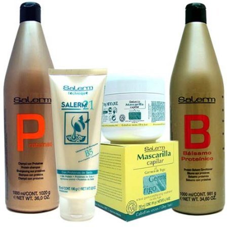 Salerm Combination Set III - Professional Hair Care Kit for Smooth & Shiny Hair | Perfect for Daily Use, Salon Treatments & Home Hair Care