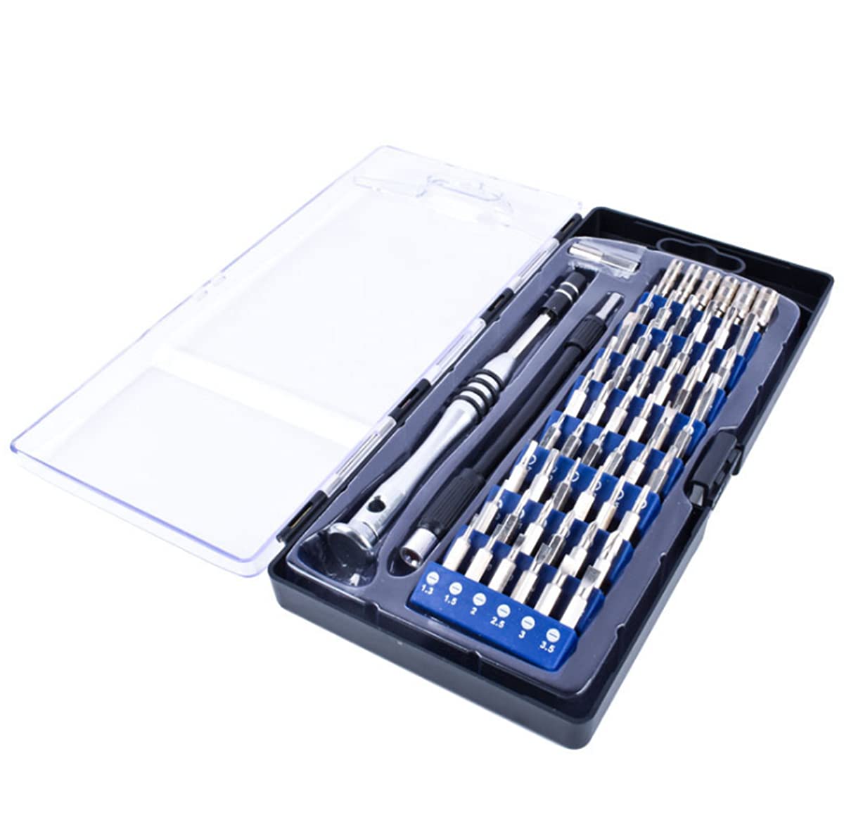 58-in-1 Precision Screwdriver Set - Chrome Vanadium Steel Magnetic Repair Tool Kit with 58 Bits - Professional Electronics & Phone Repair Tools for iPhone, Laptop, Watch, PC, and DIY Home Projects