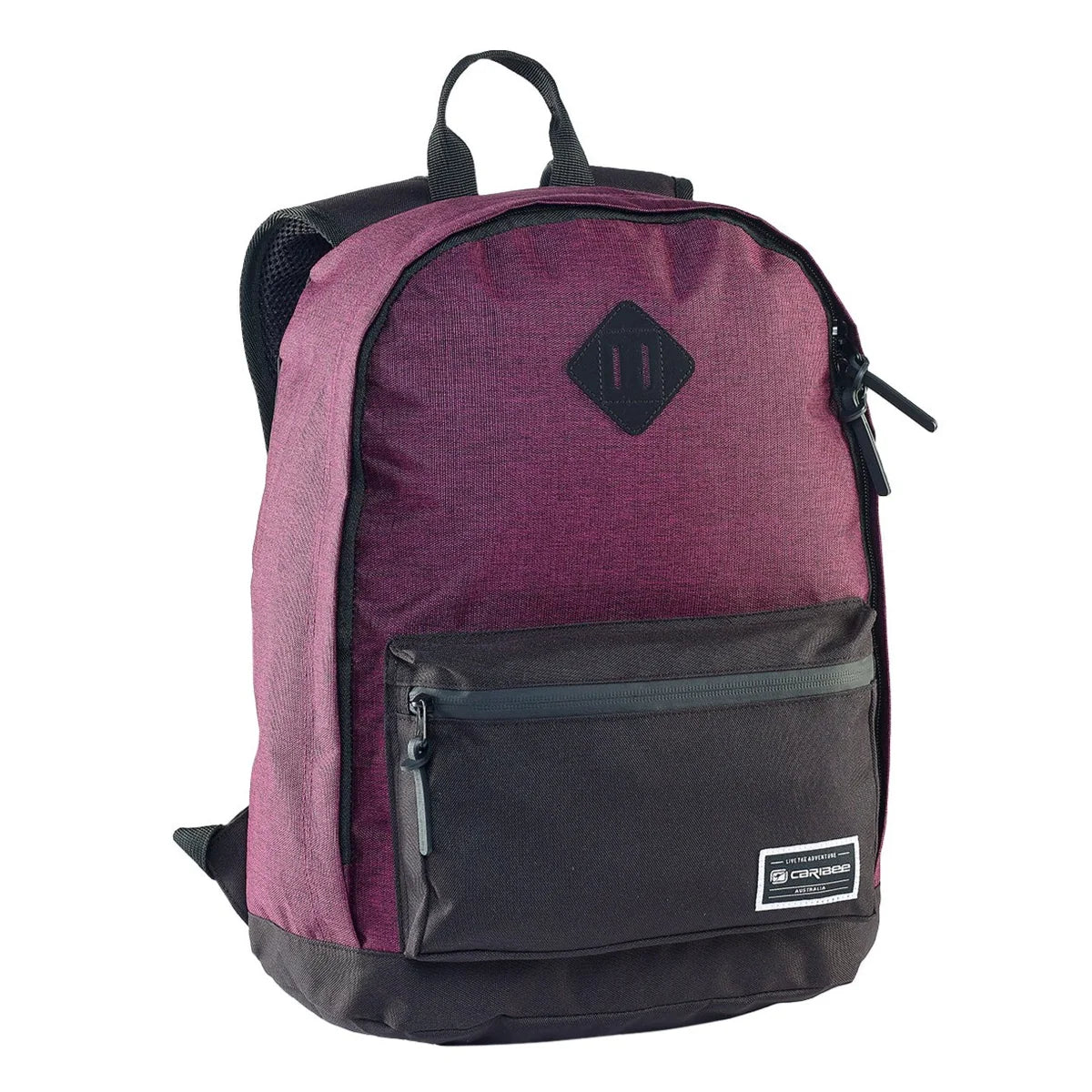 Caribee 60681 Campus 22L A4 Compatible Backpack in Grape - Perfect for School, College, Work & Travel