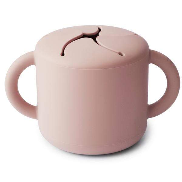 Mushie Silicone Snack Cup for Toddlers - BPA-Free, Non-Slip Baby Snack Container - Perfect for On-the-Go, Travel, Daycare & Home Use