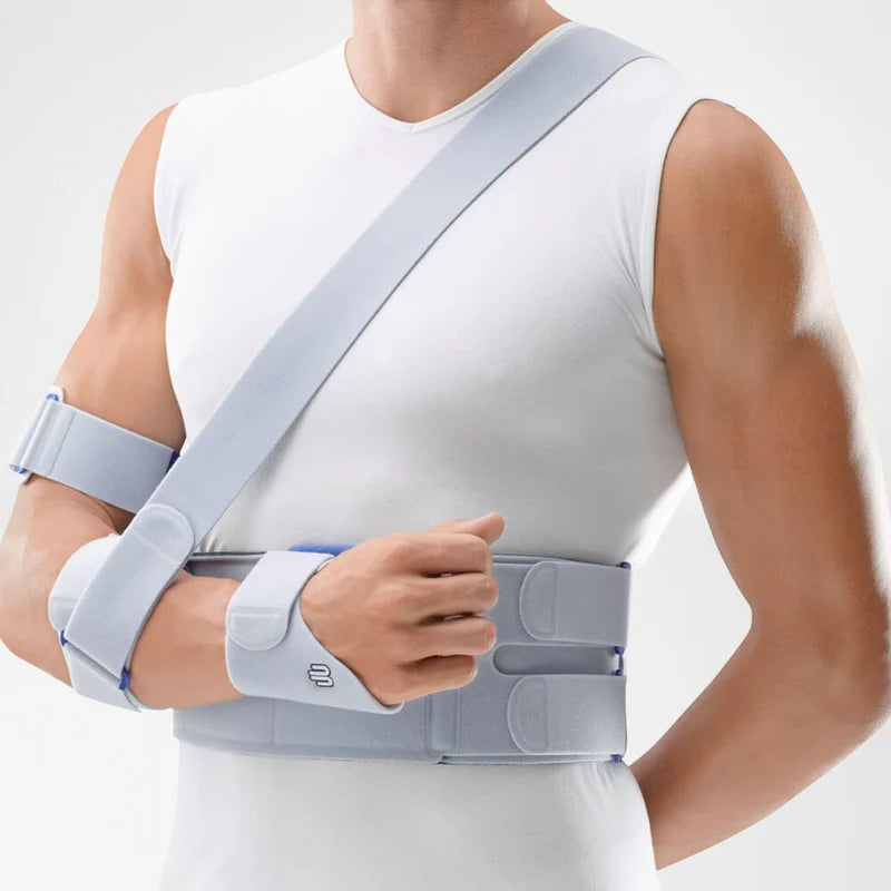 Bauerfeind OmoLoc Shoulder Brace for Pain Relief & Support - Adjustable Compression for Rotator Cuff Injuries, Tendonitis & Post-Surgery Recovery - Ideal for Sports, Work & Daily Activities