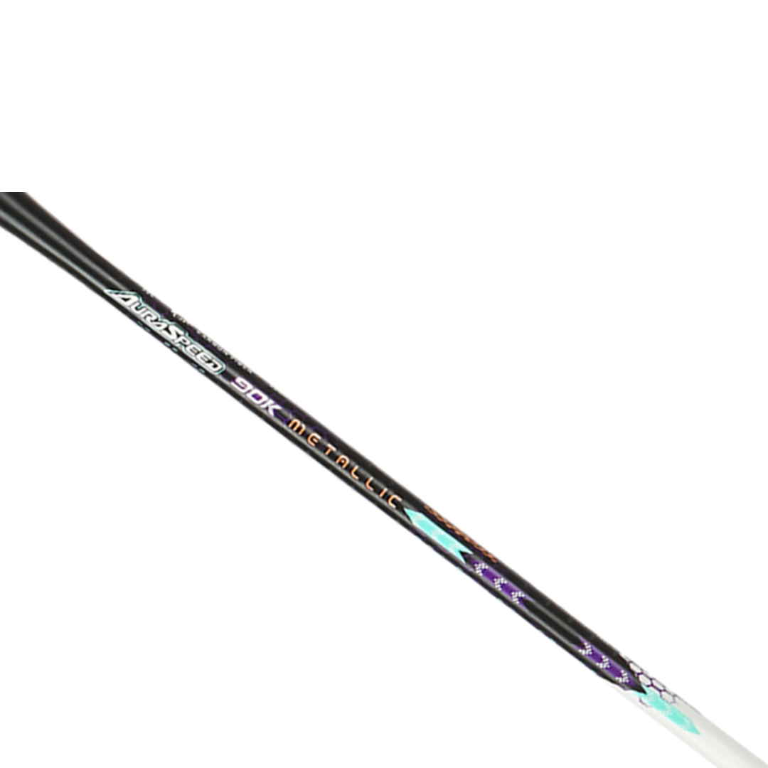 Victor Auraspeed 90K Metallic R Unstrung Badminton Racket - Pale Turquoise | Professional Carbon Fiber Badminton Racquet for Advanced Players | Perfect for Tournaments & Training Sessions