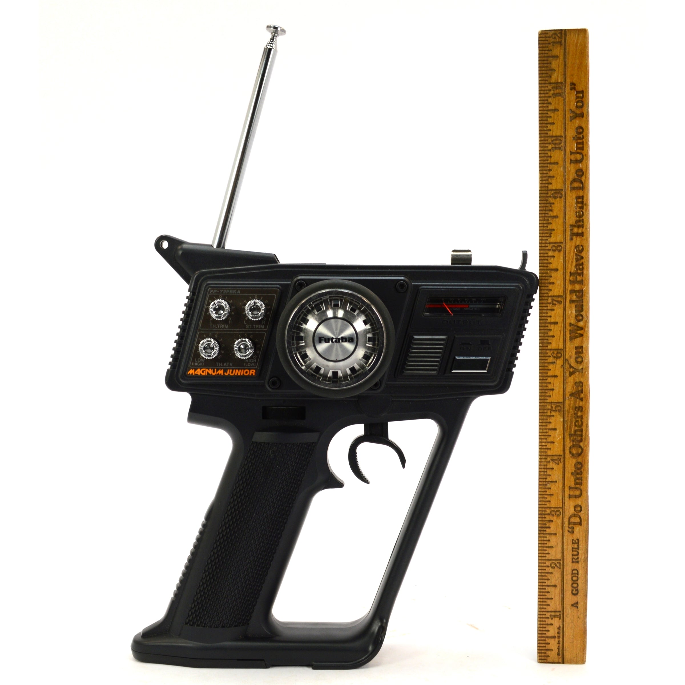 FUTABA MAGNUM JUNIOR FP-2PBKA 2 Channel Radio Remote Control - New in Box - Perfect for RC Cars, Boats & Airplanes - Hobby Grade Transmitter for Beginners