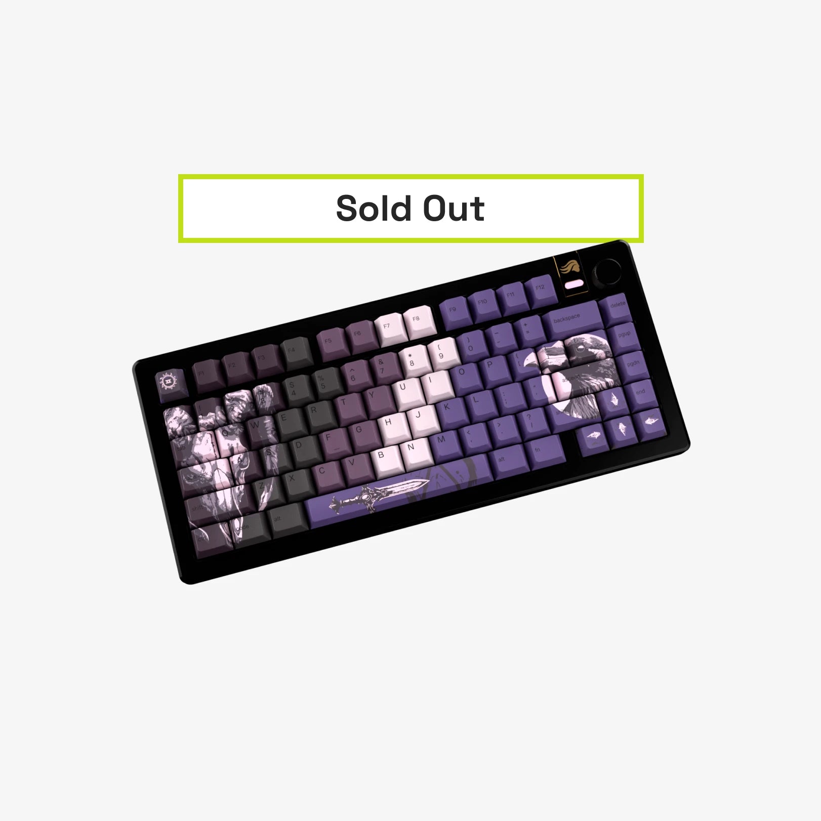 GPBT Black Magic Mechanical Keyboard - Premium Custom Gaming Keyboard with RGB Backlit, Hot-Swappable Switches for PC Gamers & Typists - Perfect for Esports, Office Work & Streaming Setup