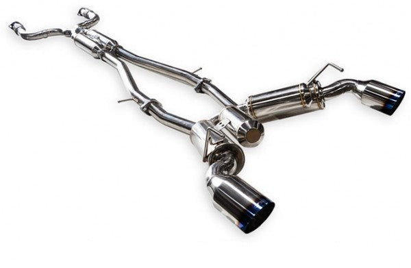 2008-2015 Infiniti G37 & Q60 Coupe AWD Performance Exhaust System with Tecno Tips - SM1102 0307G - Upgrade Your Ride for Better Sound & Power