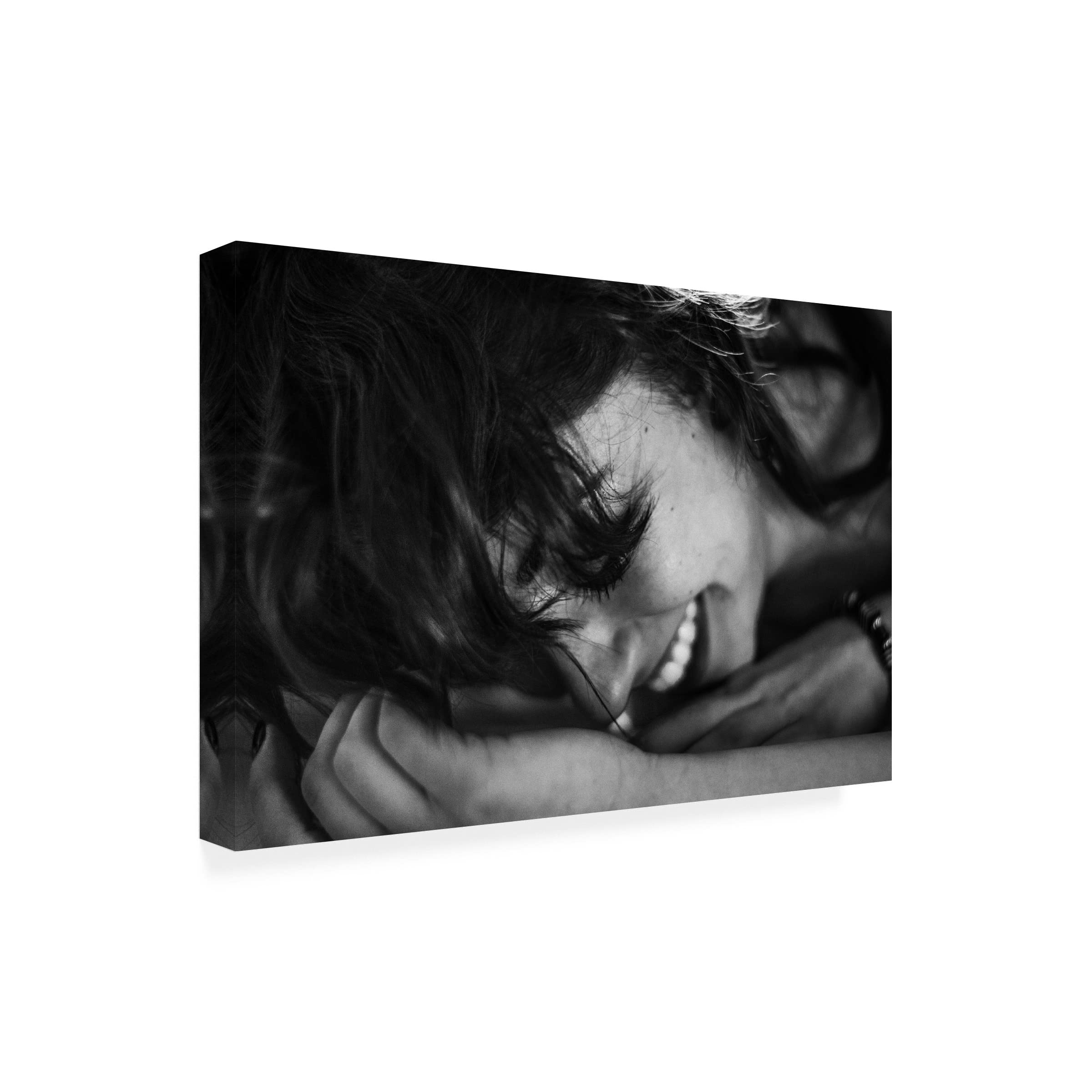 Trademark Fine Art 'Joyful' Canvas Wall Art by Davide Mennitto - Modern Abstract Painting for Living Room, Bedroom & Office Decor