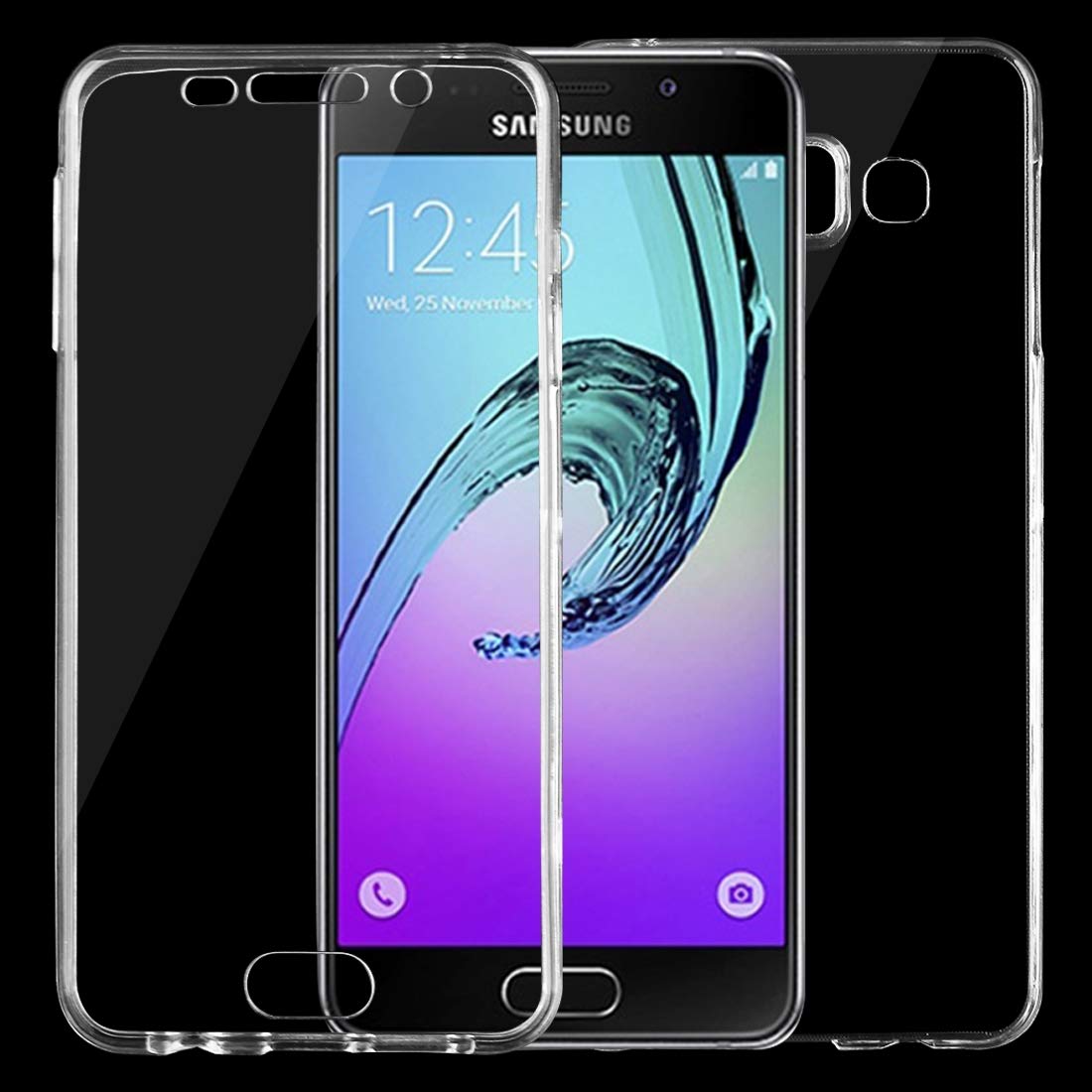 Ultra Thin 0.75mm Transparent TPU Phone Case for Samsung Galaxy A3 (2016) / A310 - Slim Protective Cover with Double-Sided Design | Perfect for Everyday Use, Work & Travel Protection