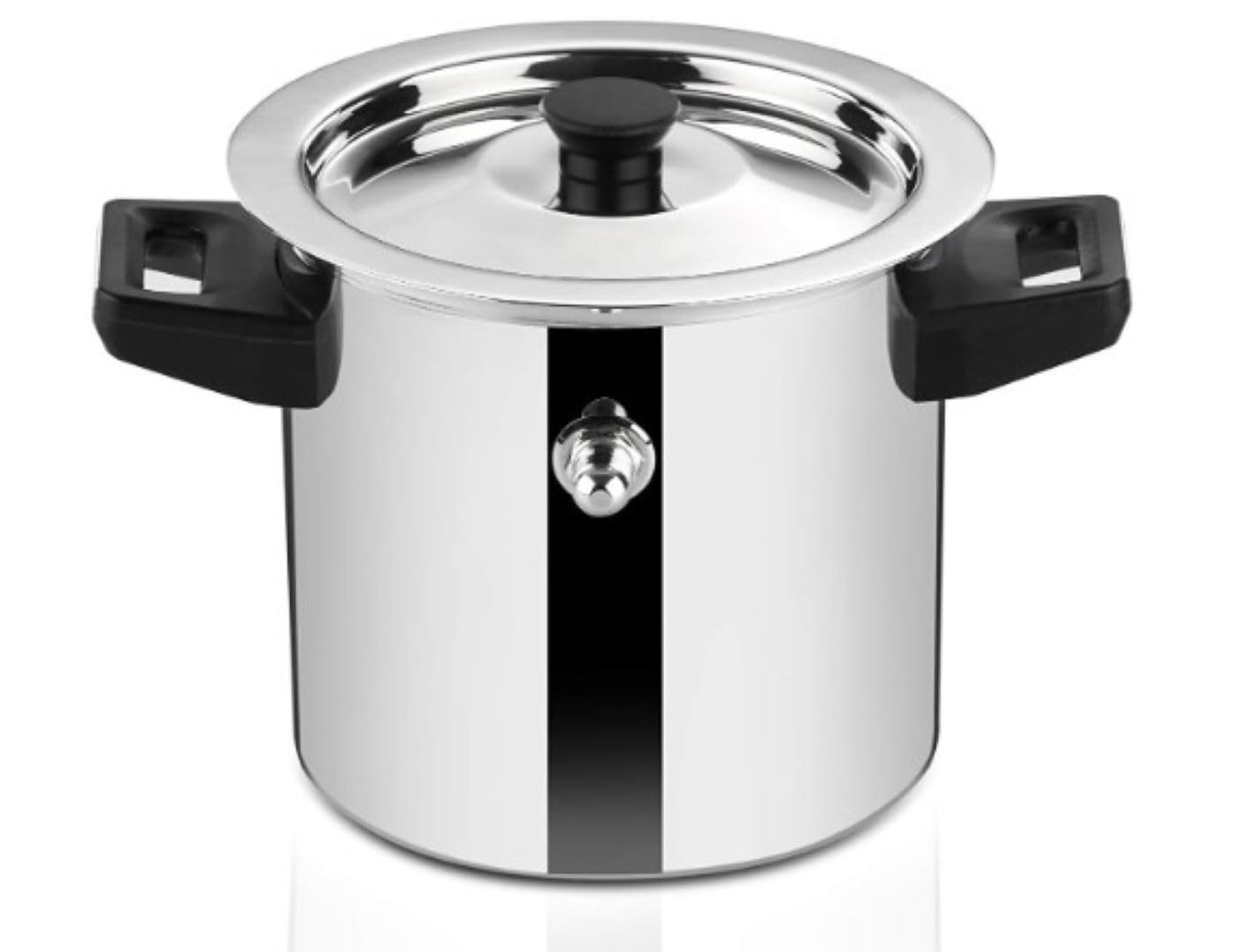 Premium 2.5L Stainless Steel Milk Boiler Pot with Whistle & Funnel - Silver Polished Finish for Tea, Coffee & Hot Beverages - Perfect for Home Kitchen & Cafe Use