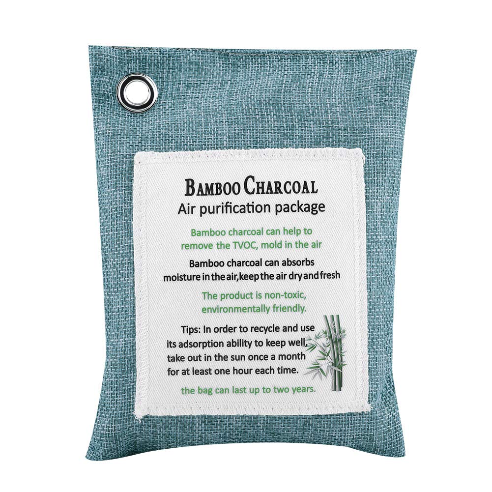 Wallfire Charcoal Car Deodorizer Bag - Natural Air Freshener for Cars, Eliminates Odors | Perfect for Vehicles, Trucks & RVs