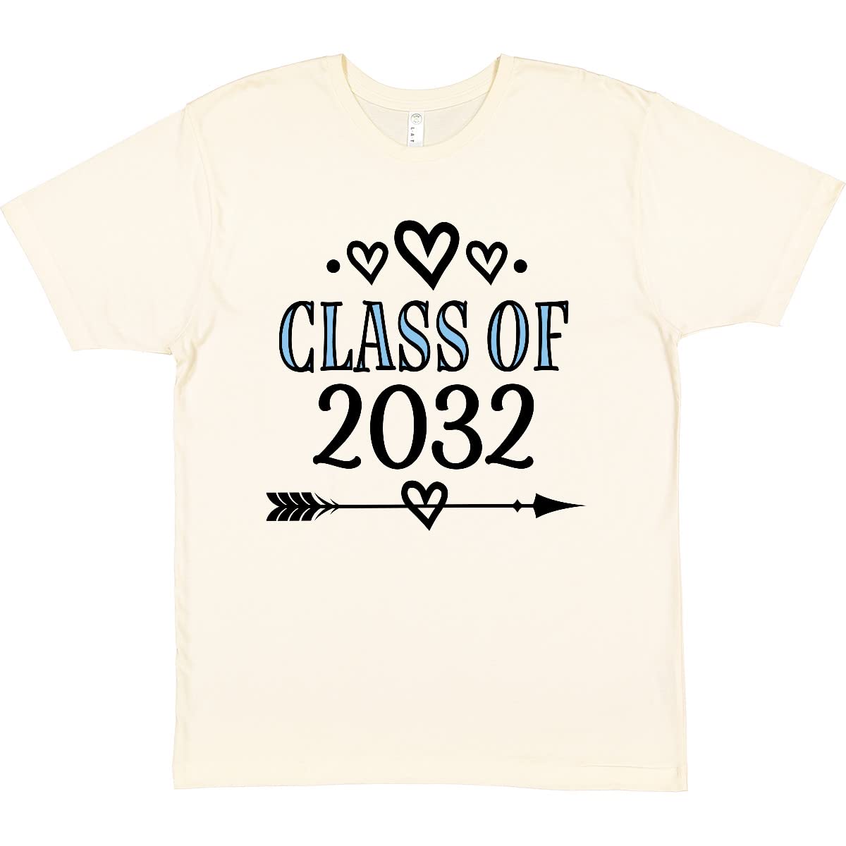 Inktastic 2032 School Graduation Class Year T-Shirt - Comfortable Cotton Tee for Graduates, Seniors & Alumni - Perfect for Graduation Parties, Reunions & School Spirit Events