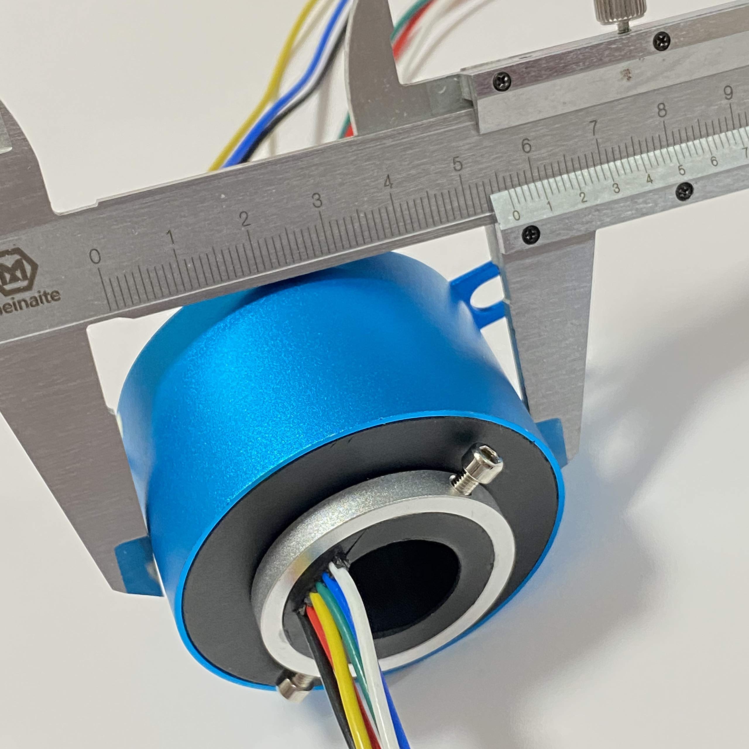 Taidacent 20mm 6-Wire 10A Slip Ring - Rotary Electrical Connector for Robotics & Automation