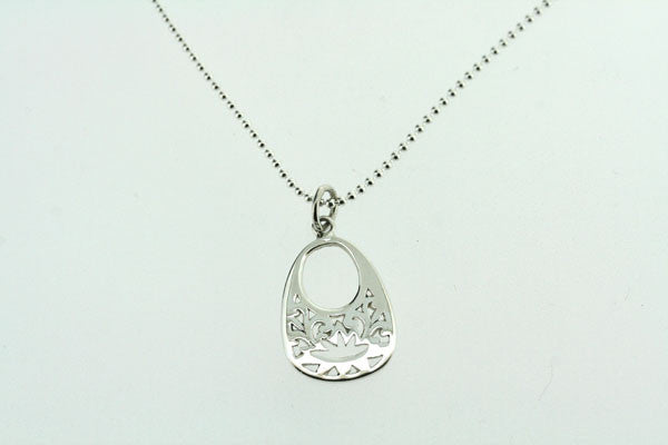 Nirvana Pendant Necklace - Small Size on 55cm Ball Chain for Men & Women - Perfect for Everyday Wear, Gifts, and Spiritual Jewelry Lovers