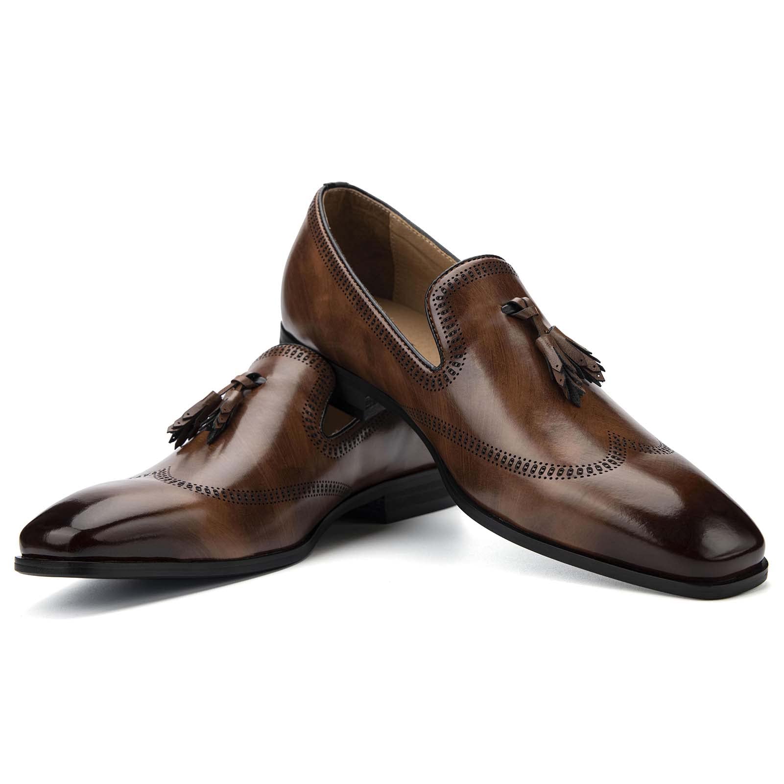 JITAI Men's Slip-On Loafers - Casual Driving Shoes for Business & Dress Wear | Comfortable & Stylish for Office, Travel & Daily Wear