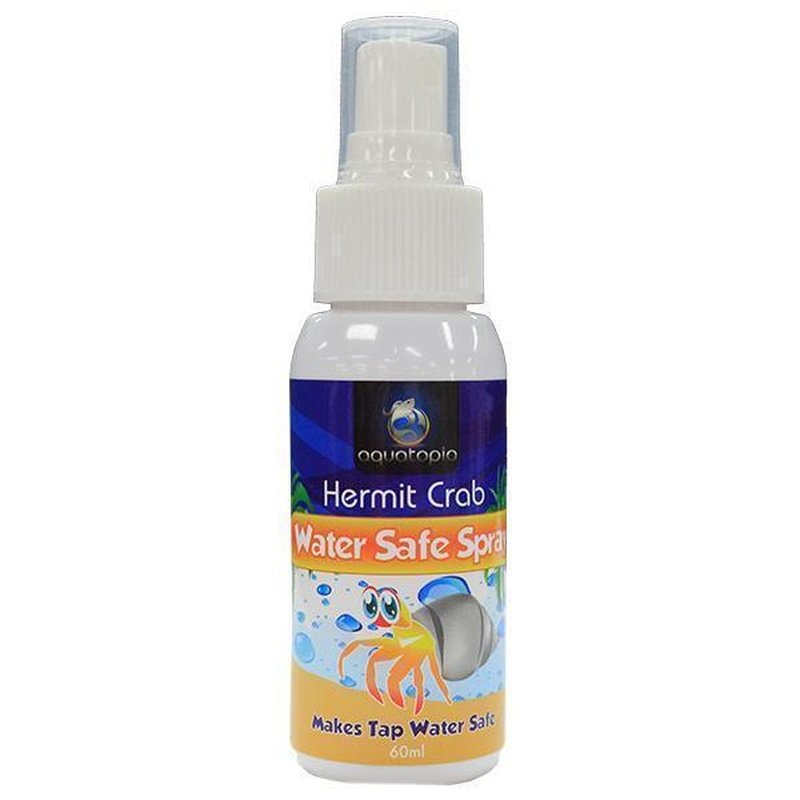 Aquatopia Hermit Crab Safe Spray 60ml - Natural Habitat Moisturizer for Hermit Crabs | Perfect for Terrariums & Crab Habitats