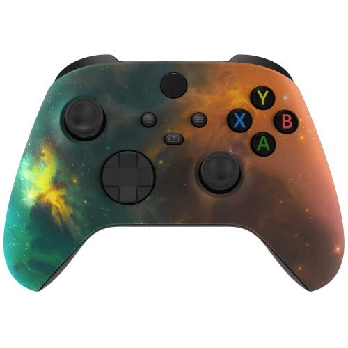 MODDEDZONE Custom Wireless Controller for Xbox One S/X & PC - Exclusive Unique Designs - Perfect Gaming Gift for Enthusiasts (Starry Sky Yellow) - Ideal for Competitive Gaming, Casual Play & Gift Giving