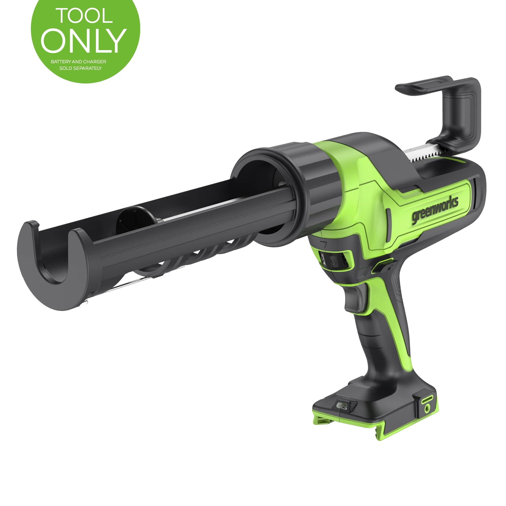 24V Cordless Battery Caulk Gun - Tool Only - Professional Sealant Applicator for Home Improvement & Construction Projects