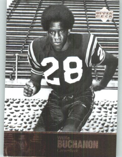 2011 Upper Deck College Legends Football Cards #3 Willie Buchanon - MiraCosta Spartans | Rare Collectible Sports Memorabilia for NFL Fans & Card Collectors | Perfect for Display, Trading, and Investment