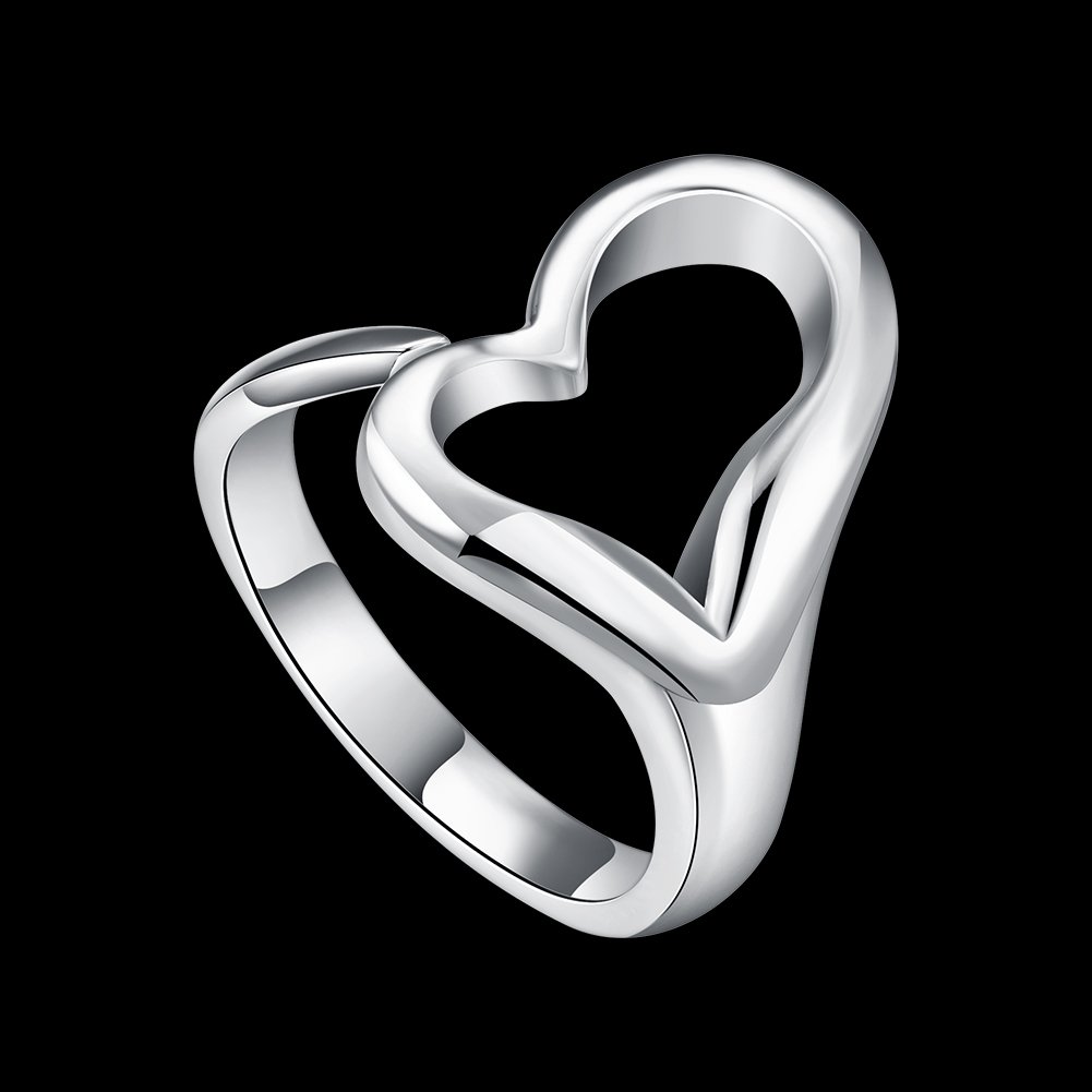 925 Sterling Silver Adjustable Open Ring for Women - Elegant Wedding Band, Promise Ring & Fashion Jewelry - Perfect for Engagements, Anniversaries & Everyday Wear