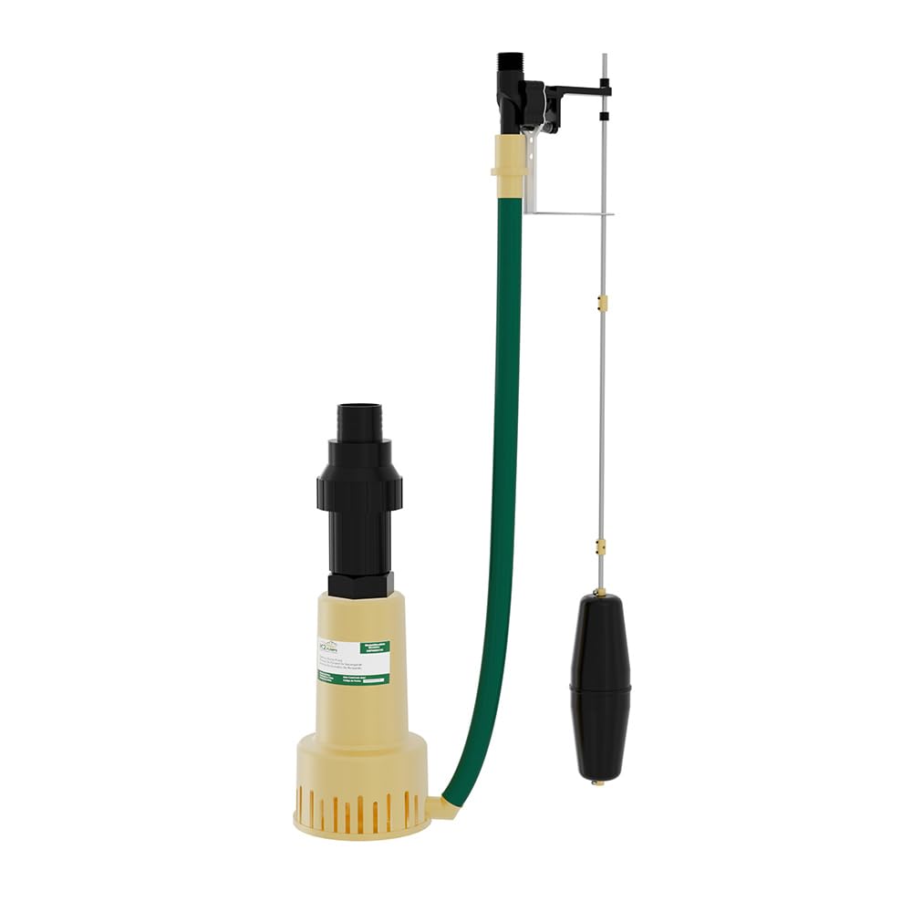 K2 Pumps ASP00001K Water Powered Backup Sump Pump - Emergency Basement Flood Protection for Homes & Heavy Rainstorms